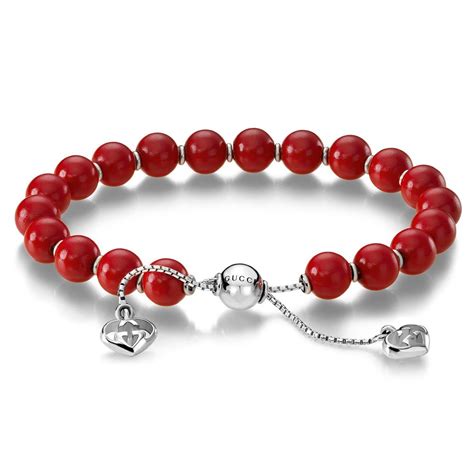 red gucci braclets|Gucci britt bracelet.